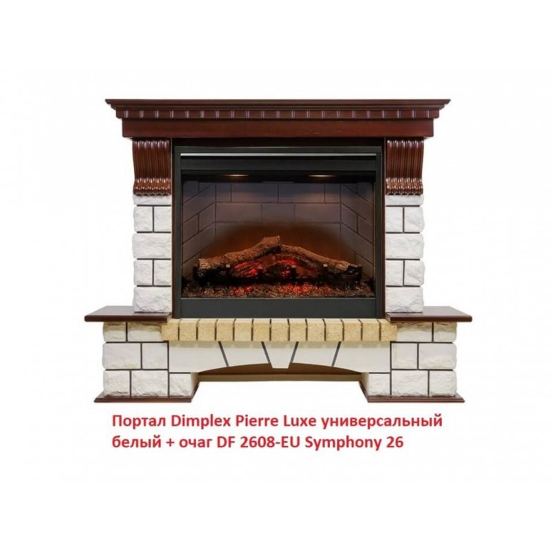 Dimplex (Ирландия) - Электрокамин Pierre Luxe универсальный с очагами Optiflame Symphony 26