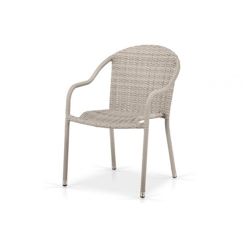 Афина - Плетеное кресло AFM-318G-Light Grey
