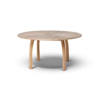 'Модена' круглый стол из тика, 150 см.