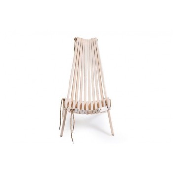 'Амстердам' складной деревянный стул, цвет белый
