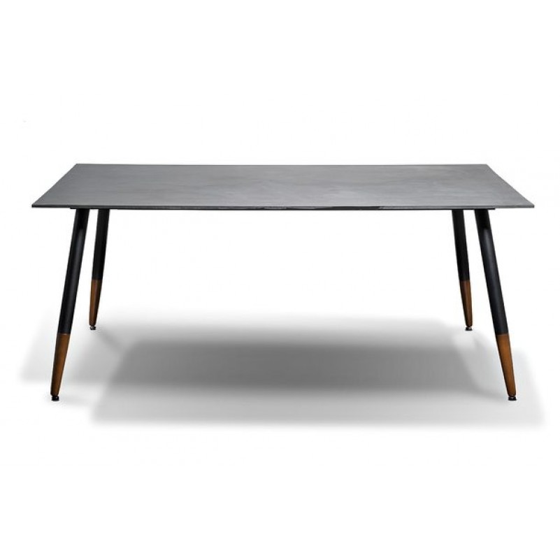 4Sis - Вилладжио Обеденный стол 180х100см, столешница HPL, цвет серый гранит 12мм