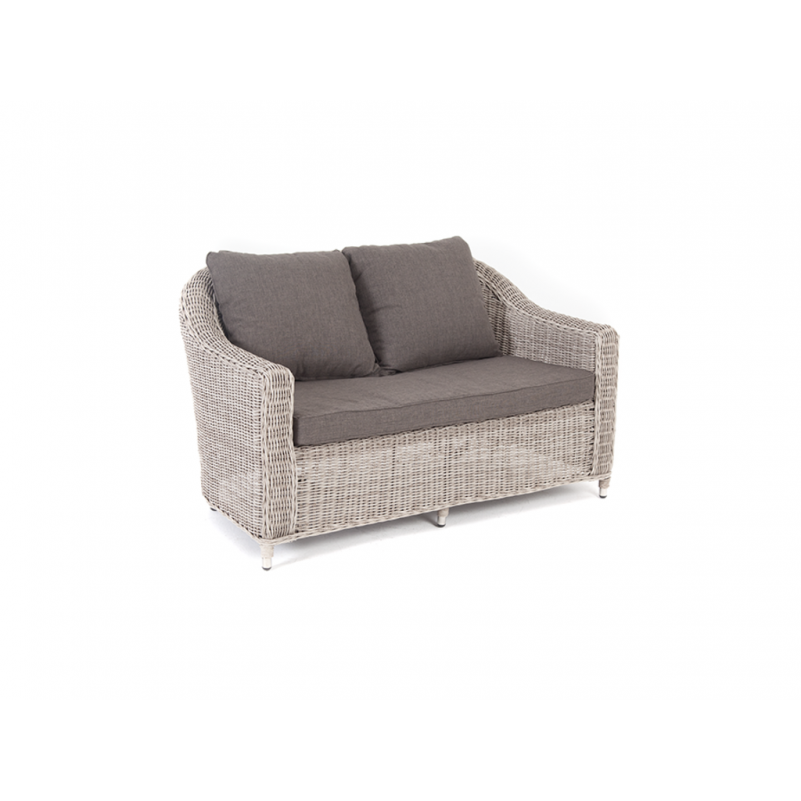 4Sis - Кон Панна диван из искусственного ротанга двухместный, цвет бежевый