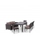 Афина - Комплект плетеной мебели T347/S65A/Y380A-W53 Brown (8+1)