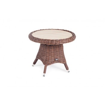 'Равенна' кофейный стол из искусственного ротанга, цвет коричневый