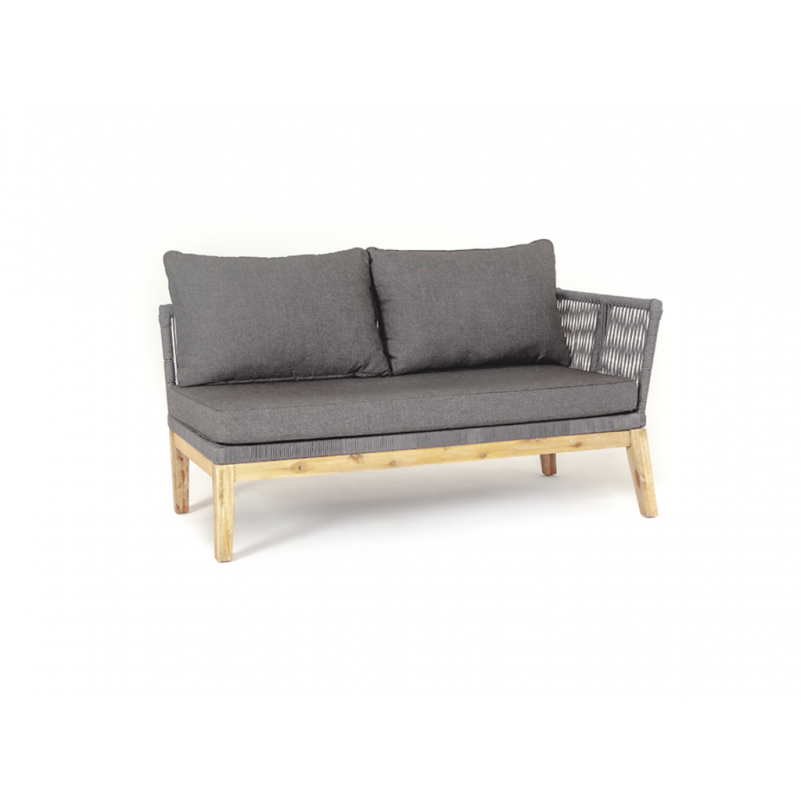 4Sis - Барселона модуль диванный плетеный из роупа боковой правый