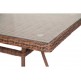 4Sis - Латтеобеденный стол 140 см, коричневый