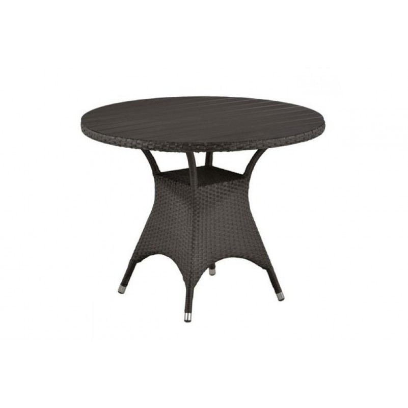Афина - Плетеный стол T190AD-W52-D96 Brown