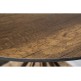 4Sis - Леон Обеденный стол круглый Ø90см, столешница HPL, цвет дуб, подстолье металлическое
