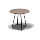 4Sis - АльбертоЖурнальный стол круглый  Ø60см, столешница HPL, цвет дуб, подстолье металлическое