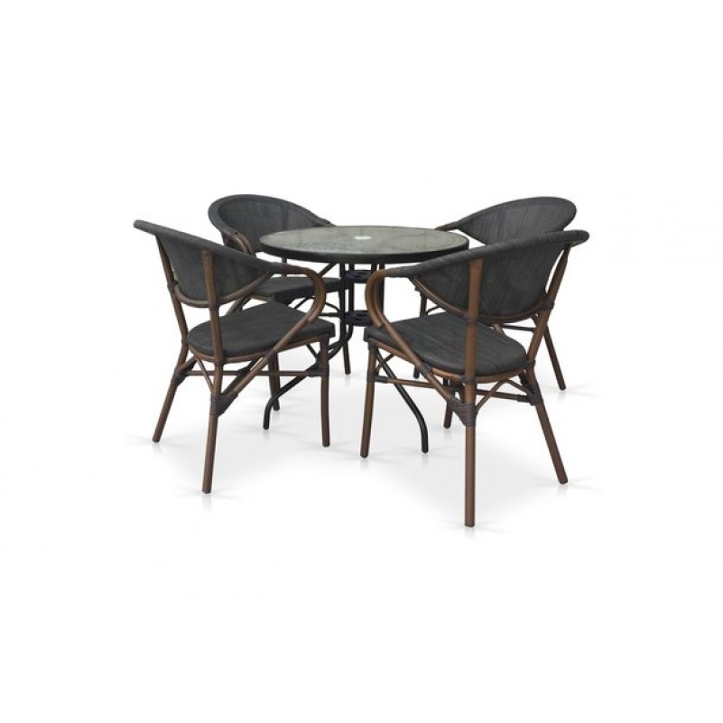 Афина - Комплект мебели для кафе TLH-087-D80/D2003S 4Pcs