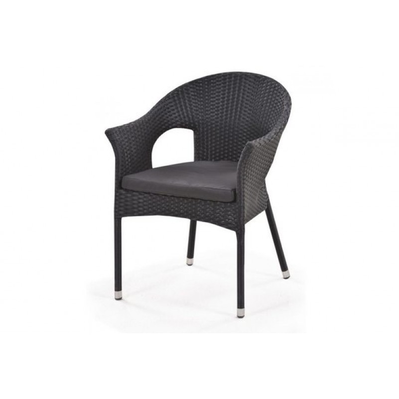 Афина - Кресло плетеное Y97A Black