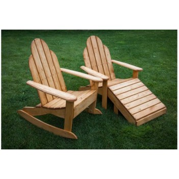 Садовое кресло с функцией кресла-качалки сосна