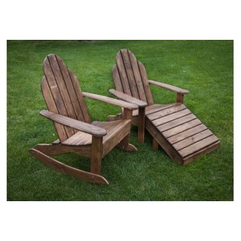 Садовое кресло с функцией кресла-качалки палисандр