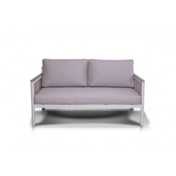 'Сан Ремо' диван плетеный двухместный, каркас из алюминия