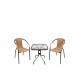 Афина - Комплект мебели  Асоль-2LB TLH-037С-TLH060SR-D60 Light Beige (2+1)