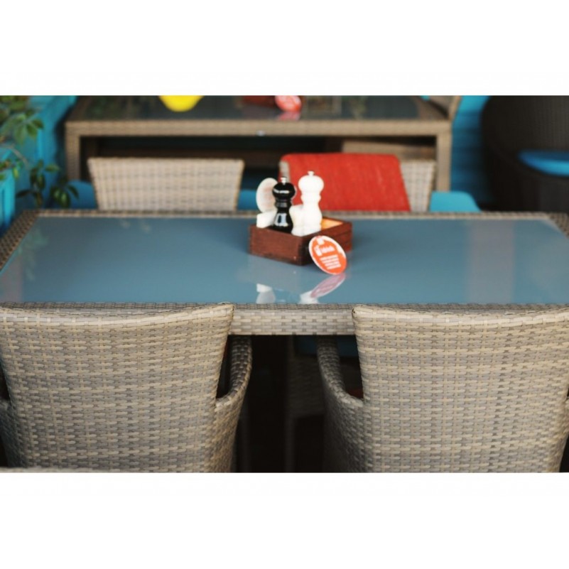 4Sis - Милан , стол серо - коричневый
