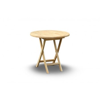 'Асти' круглый стол из тика 80см