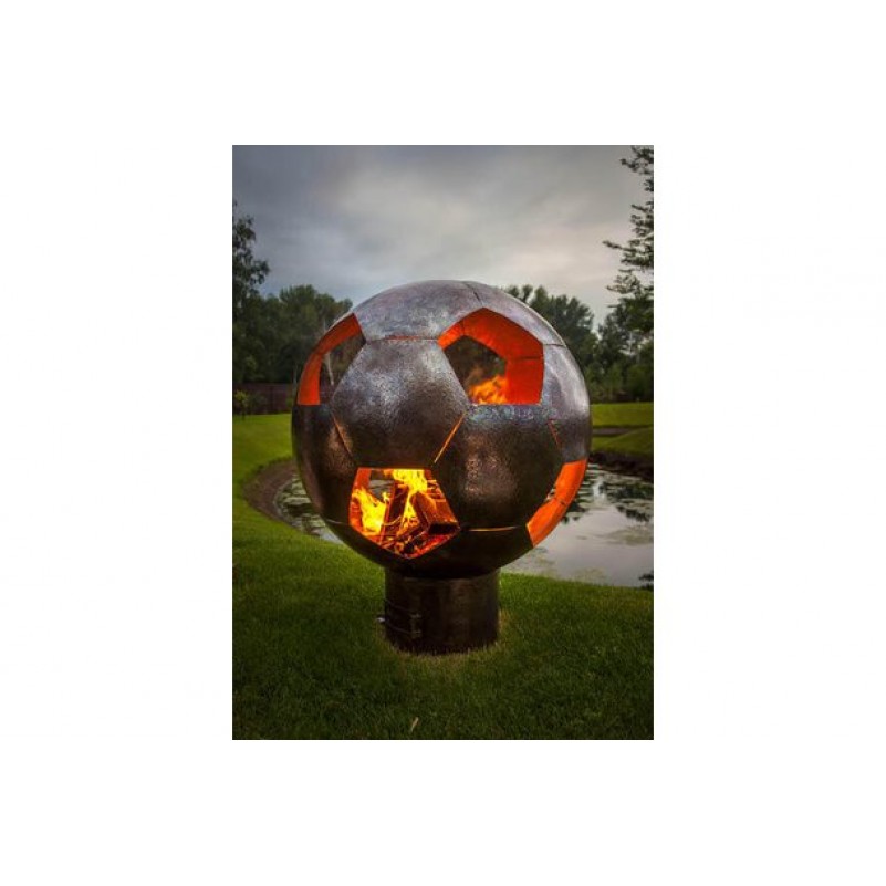 Барбекю (Россия) - Сфера для огня  Футбольный мяч INOX