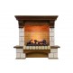 Dimplex (Ирландия) - Электрический камин Dimplex Dimplex Pierre Luxe (слоновая кость с патиной) с очагом Opti-Myst Cassette 600
