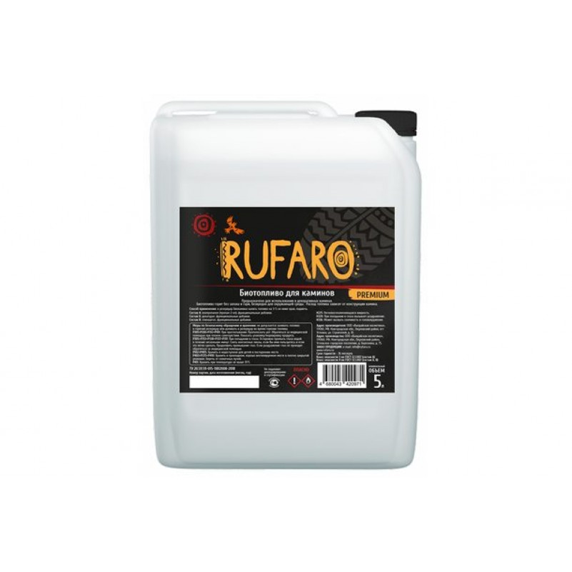 Rufaro (Россия) - Биотопливо для каминов Rufaro Premium 5 литров