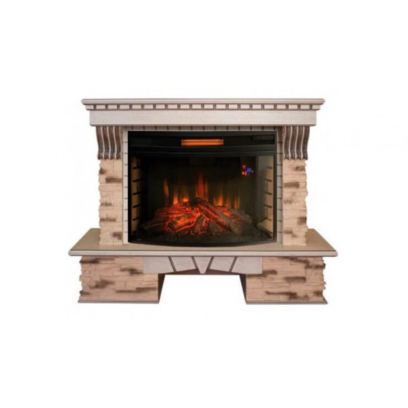 RealFlame - Электрокамин Real-Flame Sorento 33 WT c FireSpace 33W S IR