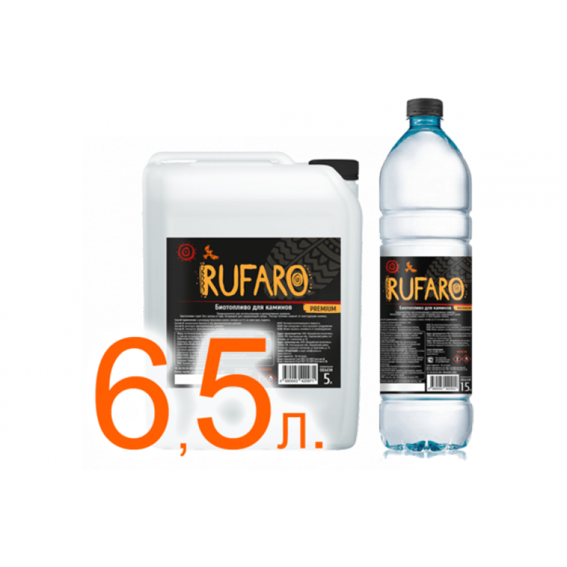 Rufaro (Россия) - Биотопливо для каминов Rufaro Premium 6,5 литров