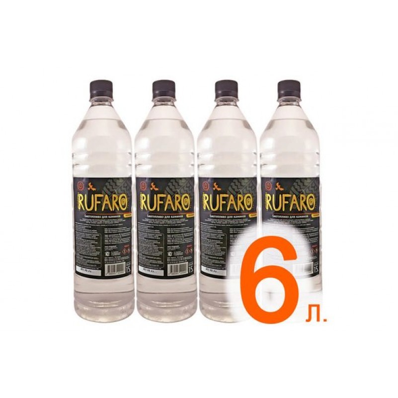 Rufaro (Россия) - Биотопливо Rufaro Premium 6 литров (4 бутылки по 1,5 литра)