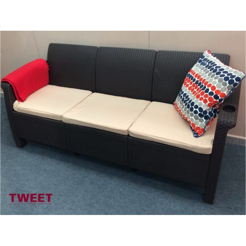 Tweet - Диван 3-х местный Tweet Sofa 3 Seat